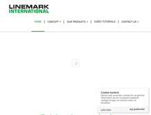 Tablet Screenshot of linemarkinternational.com